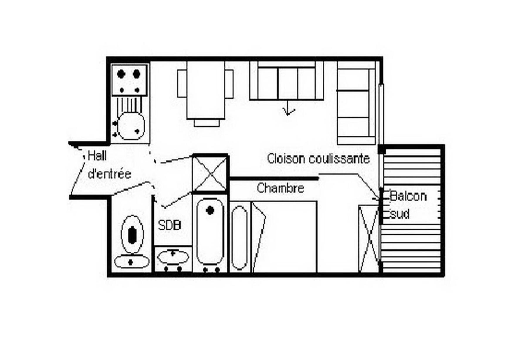 Residence Boedette D - Appartement Renove - Depart Et Retour Skis Aux Pieds - Balcon Mae-1214 Сен-Мартен-де-Бельвіль Екстер'єр фото